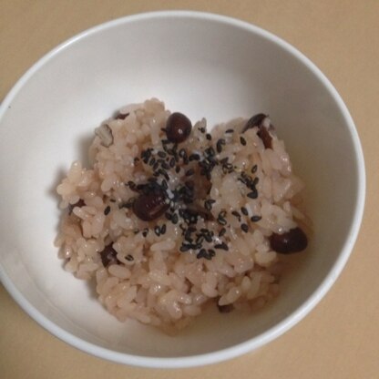 もち米だけより、食べやすいですね(#^.^#)
美味しかったです。